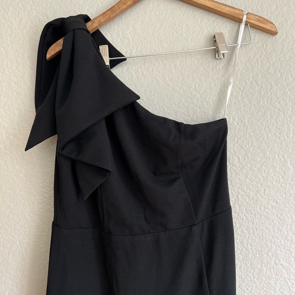 NWOT Revel in the Moment Black One-Shoulder Maxi Dress - Picture 5 of 8